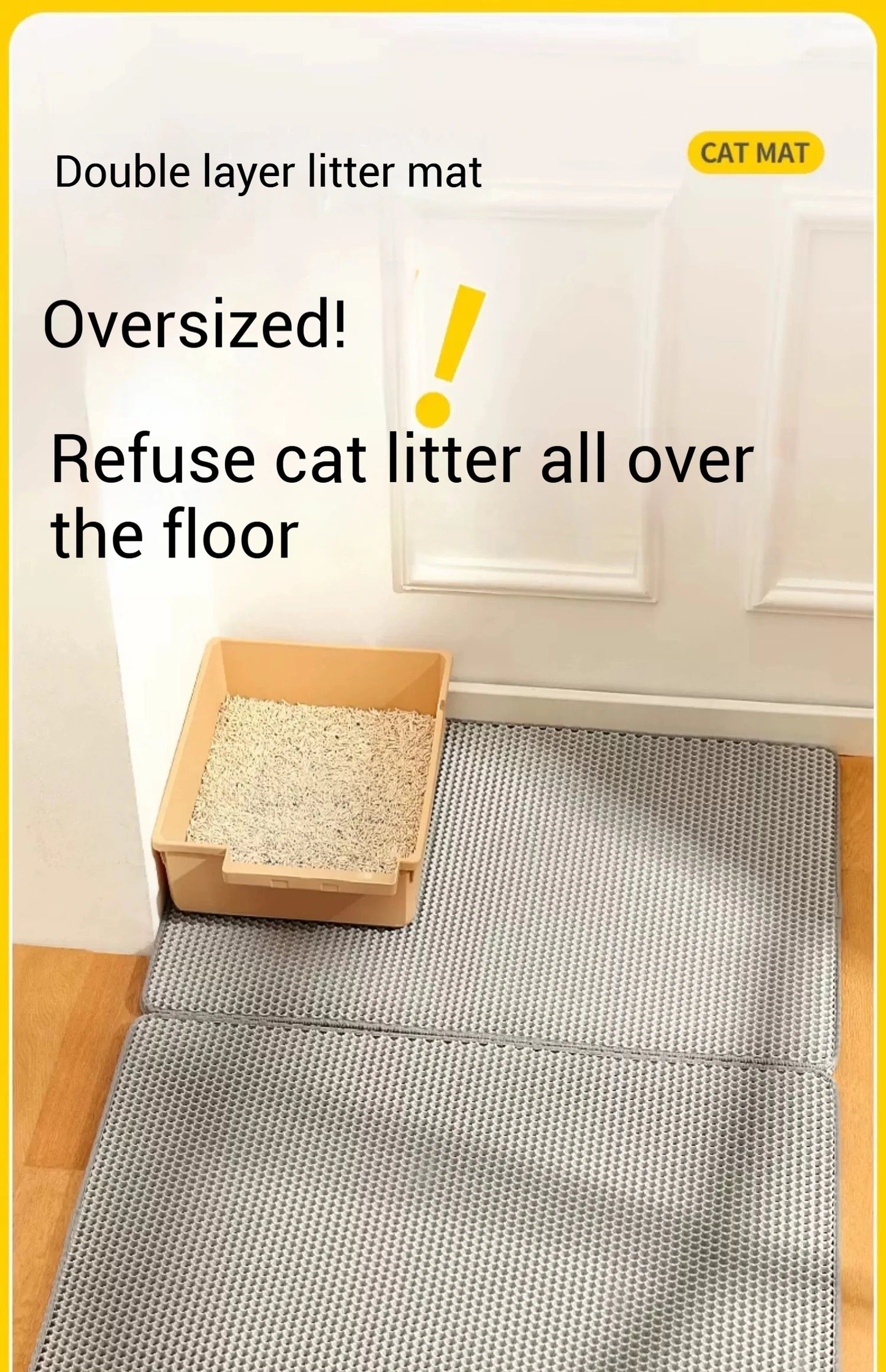Waterproof Large Cat Litter Mat